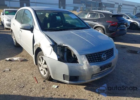 2007 Nissan Sentra 2.0S z USA, uszkodzony, nr VIN 3N1AB61E87L656023